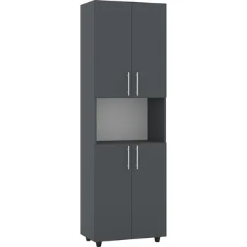 regál Slevadoma Policový regál s dvířky SD-01 | OFFICE TOP Barva: Antracit