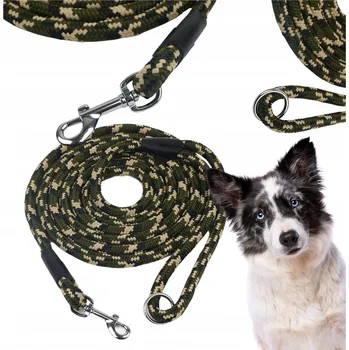 Vodítko pro psa Vodítko treningové vodítko Paw Planet lanko 3 m