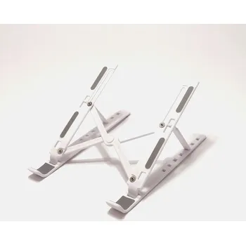 Skládací stojan pod notebook, tablet. Bílý