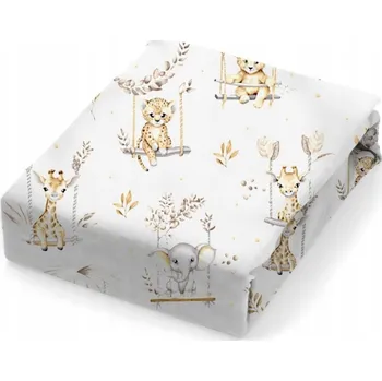 Prostěradlo Prostěradlo 90x200 +20 s GUMOU 100% BAVLNA PŘÍRODNÍ PRO ALERGIKY