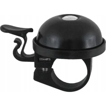 Zvonek na kolo Zvonček na kolo NH-409 Alu/PVC; Černý