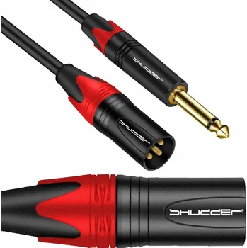 Audio kabel Kabel XLR - jack 6,3 mm SHUDDER.EU KPO3015 2 m