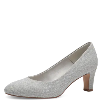 Dámské lodičky DÁMSKÉ LODIČKY TAMARIS 1-22418-41 9A9 STŘÍBRNÁ Barva: STŘÍBRNÁ, Velikost: 37