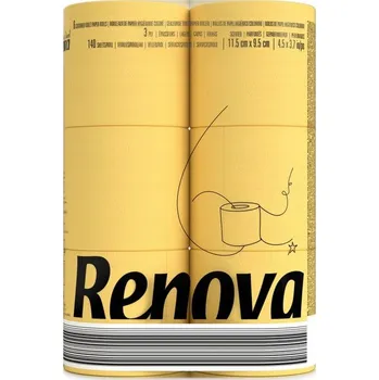 Toaletní papír Vlhčený toaletní papír Renova 6 ks