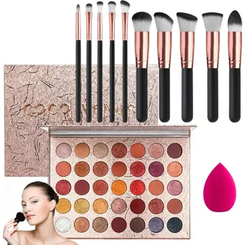 Oční stíny PALETKA OČNÍCH STÍNŮ PRO LÍČENÍ OČÍ VÍČEK MAKEUP SADA 35 BAREV