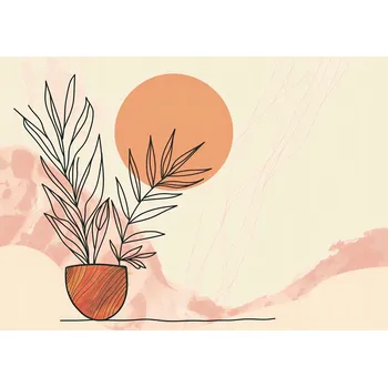 Plakát Plakát Výhled na poušť bez rámu 29,7 x 21 cm