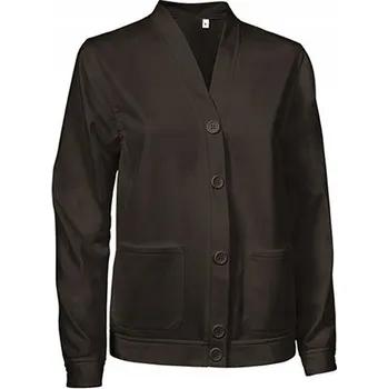 Moto bunda Mikina - zdravotnická/kosmetická bunda na knoflíky, černá, velikost S