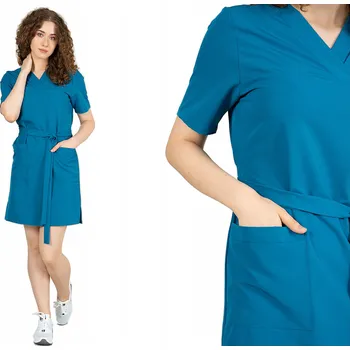 Dámské šaty Elastické zdravotnické šaty na zavazování s viskózou MORSKI, pohodlná halena, velikost 44