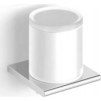 Dávkovač mýdla Ruční nástěnný dávkovač mýdla Stella 250 ml chrom, průhledný 12.425