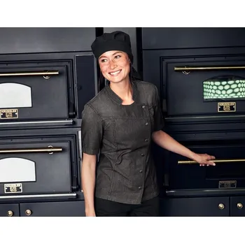 Gastro oděv e.s. Kuchařská bunda denim, dámská velikost XL graphitewashed Strauss