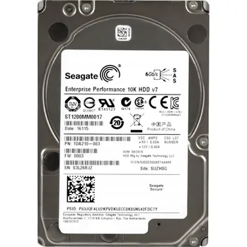 Interní pevný disk SEAGATE 1.2TB 10K 64MB SAS-2 2.5'' ST1200MM0017
