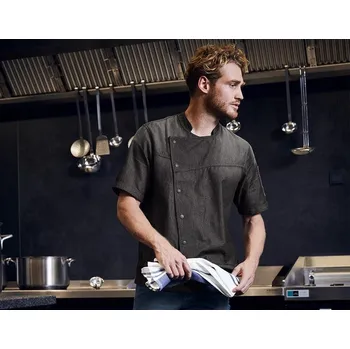 e.s. Kuchařská bunda denim velikost XL graphitewashed Strauss Pracovní oblečení