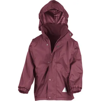 Dívčí bunda Result Junior oboustranná fleecová bunda R160J Burgundy-Burgundy L (9-10)