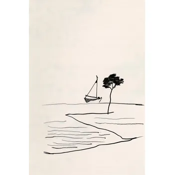 Plakát Plakát Pobřežní klid bez rámu 61 x 91,5 cm