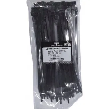 Stahovací páska Krypton stahovací pásky 3,6 mm x 300 100 ks