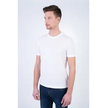 Pánské tričko Triko z mercerované bavlny V pohodlném střihu 189663