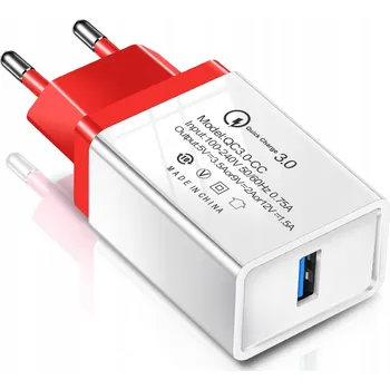 RYCHLÁ SÍŤOVÁ NABÍJEČKA USB QUICK CHARGE QC 3.0