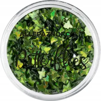 Allepaznokcie Ozdoba na nehty Motýlci Holo Č. 4