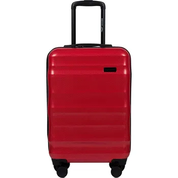Červený cestovní kufr WINGS VULTURE vel. S PC17268, Cabin suitcase Wings S, Blood red, Policarbon Velikost: Kabinová