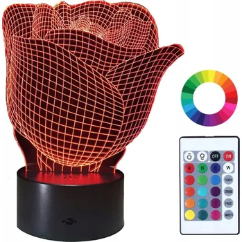 Lampička Noční lampa Plexido vícebarevná