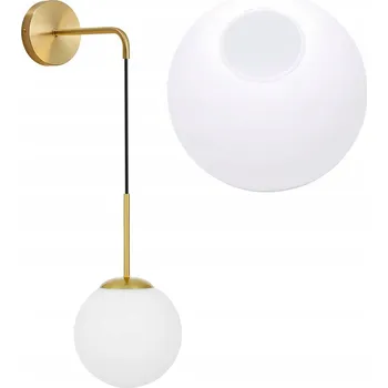 Nástěnné svítidlo Nástěnná lampa nástěnná ZÁVĚSNÁ jednoduchá LOFT se SKLENĚNÝM stínidlem KOULE na 1x E27