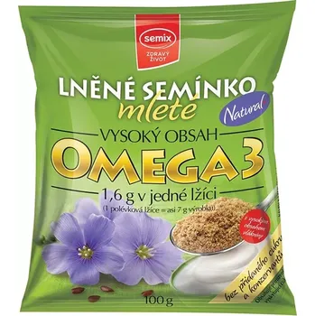 Lněné semínko mleté NATURAL 100g Semix
