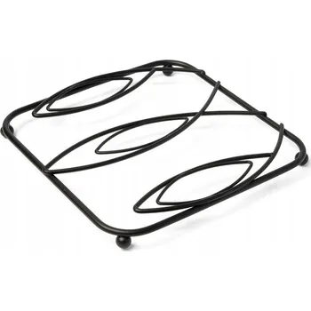 Hrnec Kovový stojan hrnec Tadar 17 x 17 cm černý