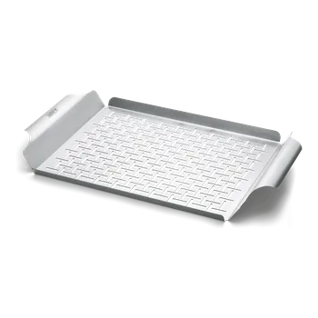 Příslušenství pro gril Grilovací pánev Weber Deluxe, ušlechtilá ocel, obdélníková