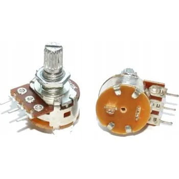 Potenciometr Osiový lineární potenciometr 500k s vypínačem