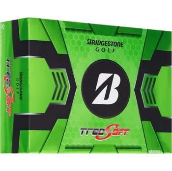 Golfový míček BRIDGESTONE Treosoft golfové míčky včetně potisku loga Množství: 12 ks + Dárková krabička týček