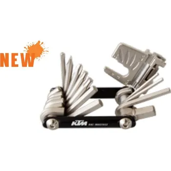 Multiklíč KTM Multitool 20 funkcí s nýtovačem s nýtovačem řetězu a 20 funkcemi
