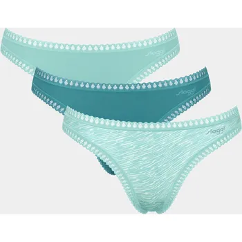 Kalhotky Sloggi set bavlněných brazilských kalhotek Go Crush Brazil S