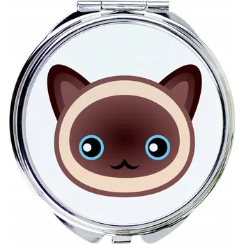 Kosmetické zrcátko Kapesní zrcátko stříbrné Art-Dog