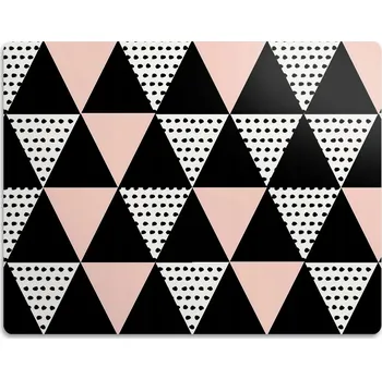 Miska pro psa Podložka pod misku pro psa Geometrické trojúhelníky 60x40