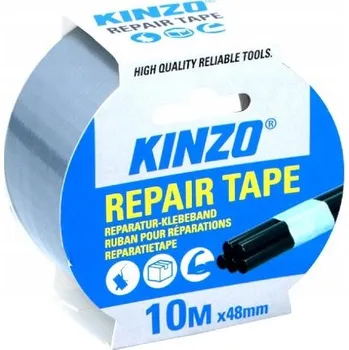 Lepicí páska Opravná páska KINZO 10 m x 48 mm, stříbrná