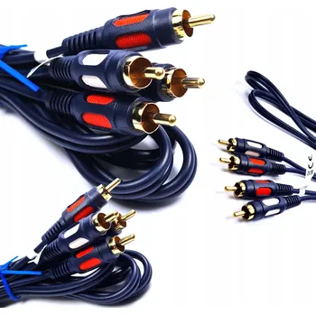 Audio kabel PROPOJOVACÍ KABEL 2x CINCH (RCA) ZÁSTRČKA / 2x CINCH (RCA) ZÁSTRČKA "SLZA" 12m VITALCO