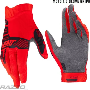 Rukavice Dětské rukavice Leatt Moto 1.5 Glove Junior Red 2024 KS