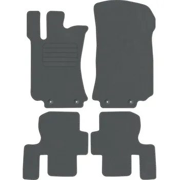 autokoberec Kobercové rohože Edecor velurové 4 ks