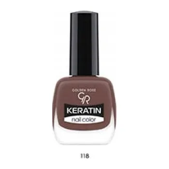 Lak na nehty Golden Rose Dlouhotrvající lak na nehty s keratinem Keratin 118