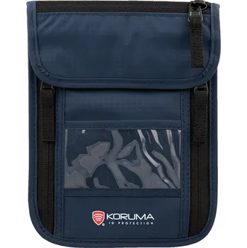 Outdoorové zavazadlo Koruma ledvinka/pouzdro na krk KUK-122NBLUE černé