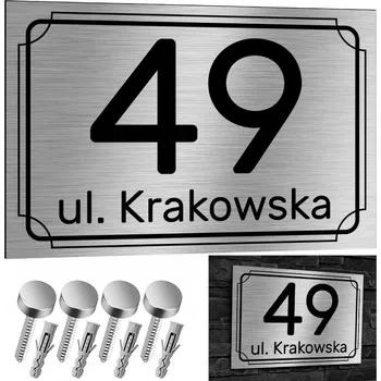 Obraz Číslo na dům 30 x 20 cm