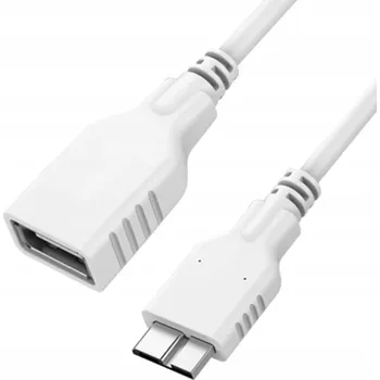 Datový kabel Kabel Unitek USB - microUSB typ B, 0,2 m, bílý