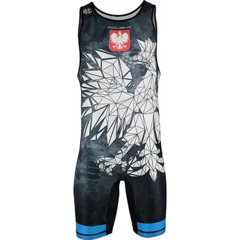 Podprsenka Zápasnický trikot POLSKO CAMO MODRÝ L EXTREME HOBBY