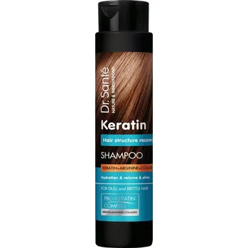 Šampon Šampon s Keratinem pro Matné a Lámavé Vlasy, Dr.Sante Keratin, 400 ml