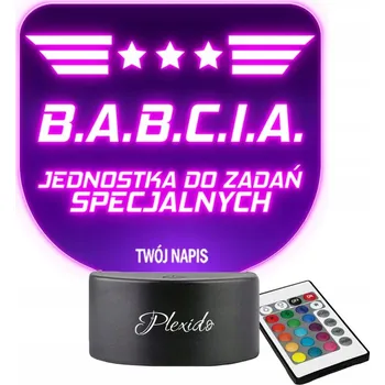 Lampička Plexido vícebarevná Noční lampa