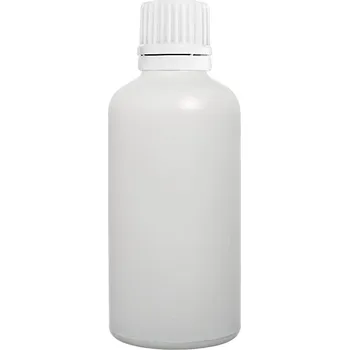 Láhev Láhev 100 ml bílá matná s plastovým uzávěrem