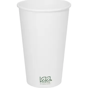 Jednorázové nádobí Papírové kelímky 400 ml 50 ks