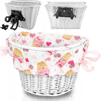 Košík na láhev Přední košík na kolo Reverse Bílý