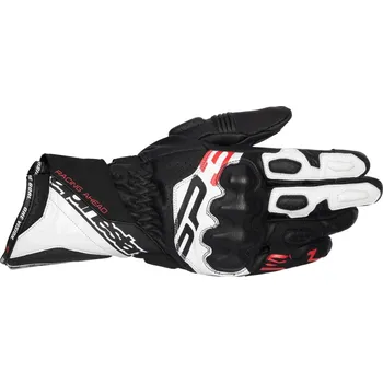 Moto rukavice Alpinestars SP-3 Gloves Black/White/Red Fluo S