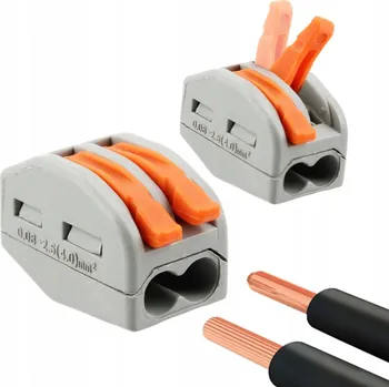 Vrták Rychlospojka elektrických vodičů 10 Ks